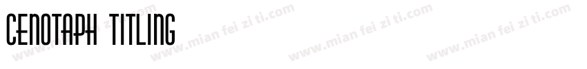 CENOTAPH TITLING字体转换